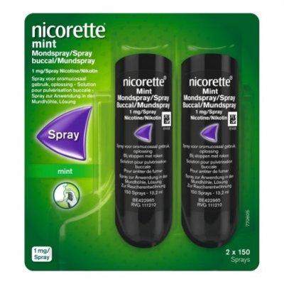 Nicorette Mint 1mg spray duo pack